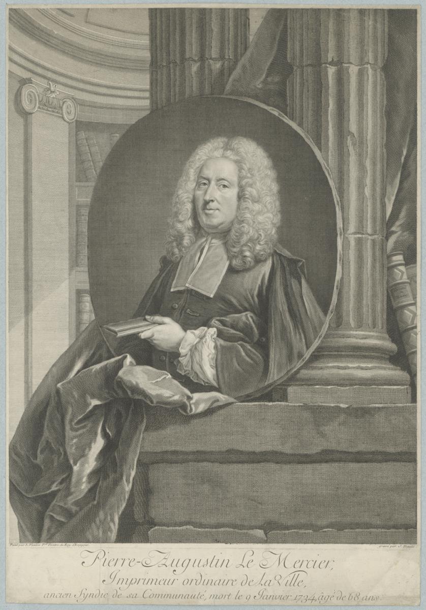 Porträt des Pierre-Augustin Le Mercier