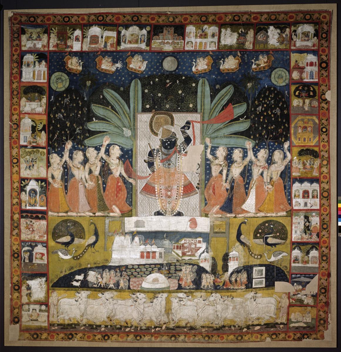 Tempelbild zur Krishna-Verehrung