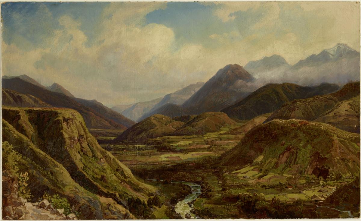 Blick in das Tal des Chama nach San Hacinto bei Mérida