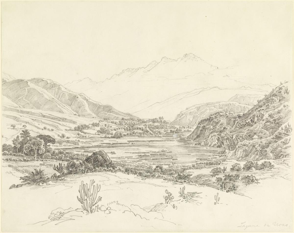 Landschaft der Laguna de Urao