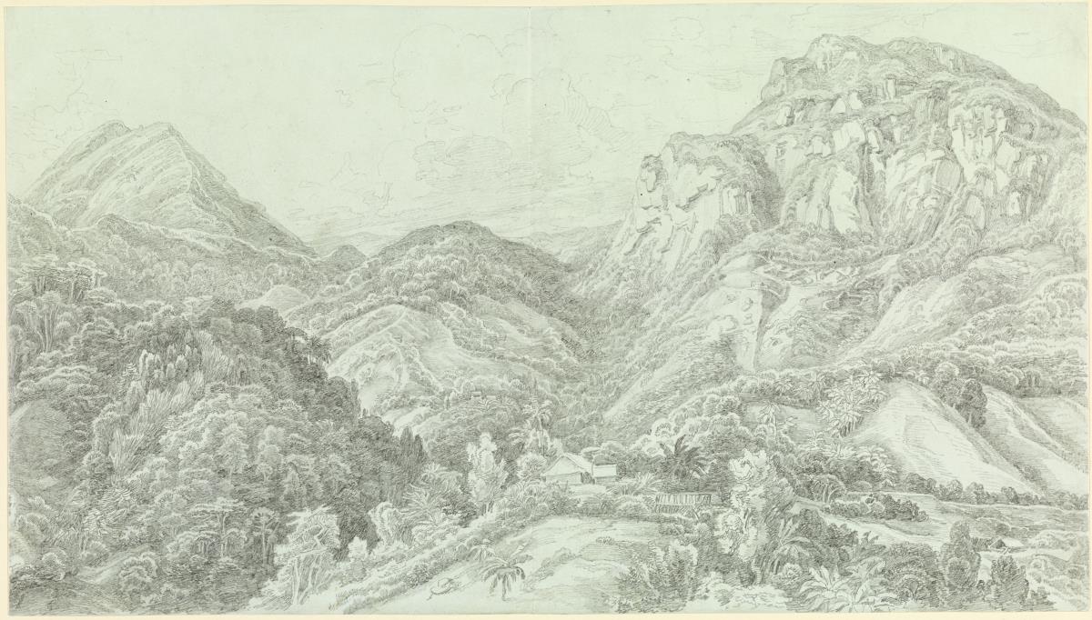Ansicht der westlichen Silla-Spitzen und des Kleinen Avilaberges bei Galipan