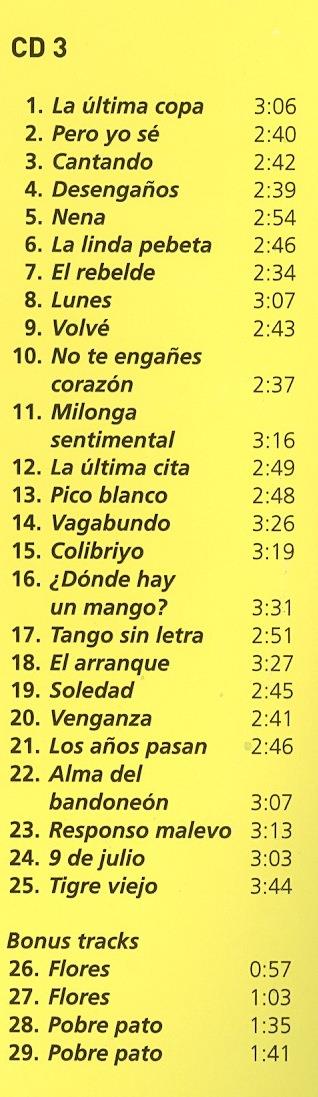 Antologia del Tango Rioplatense. Vol. II, 1920 - 1935. Selección Sonora. CD 3