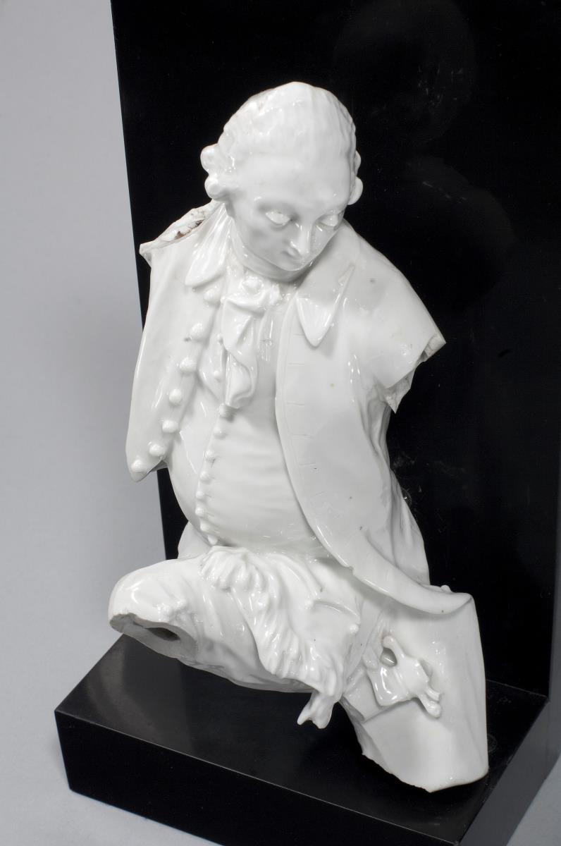 Französischer Gelehrter aus dem Tafelaufsatz für Katharina II.
