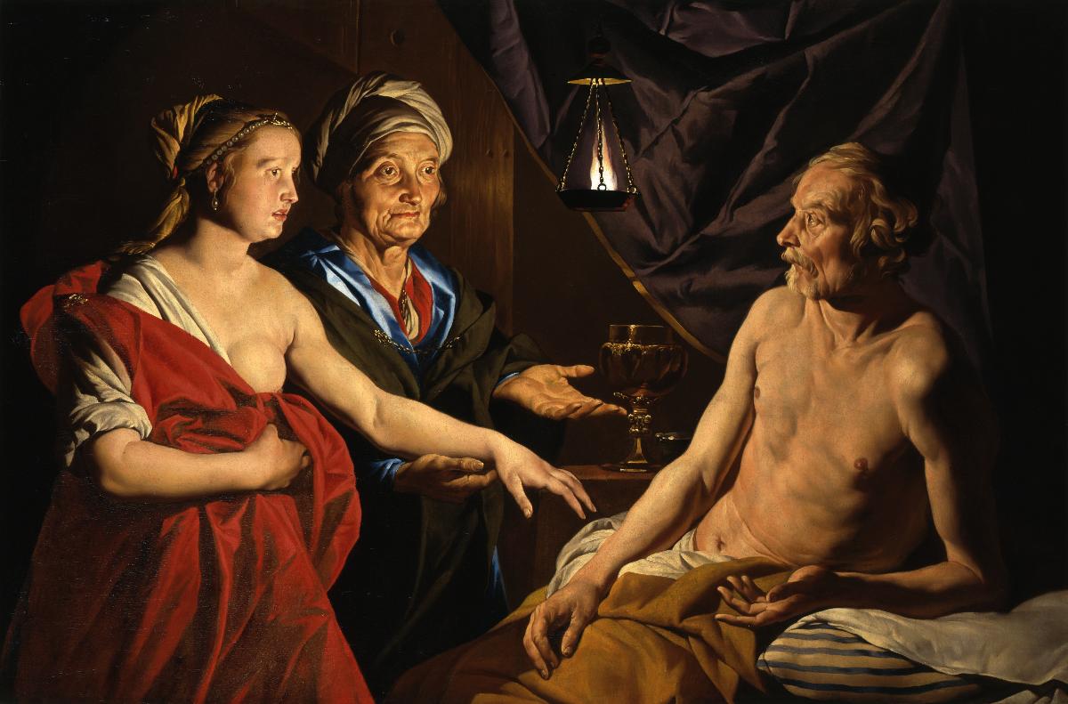 Sarah führt Abraham Hagar zu