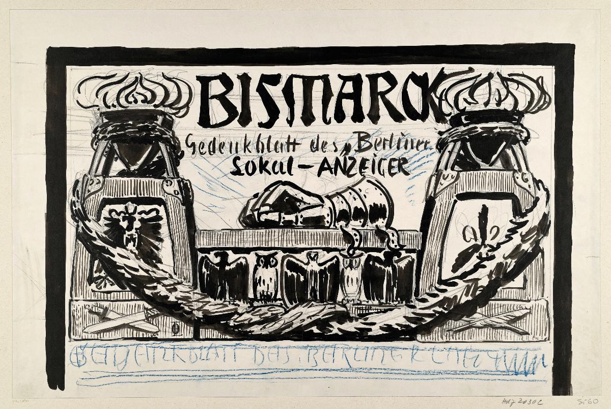 Kopfleiste zum Gedenkblatt Fürst Bismarck (des Berliner Lokalanzeigers)