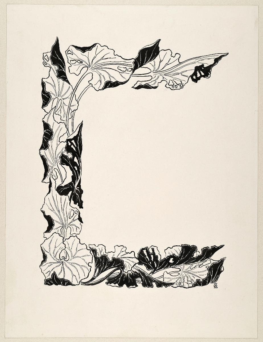 Umrahmung (zum Gedicht Heiliger Hain von Franz Evers)