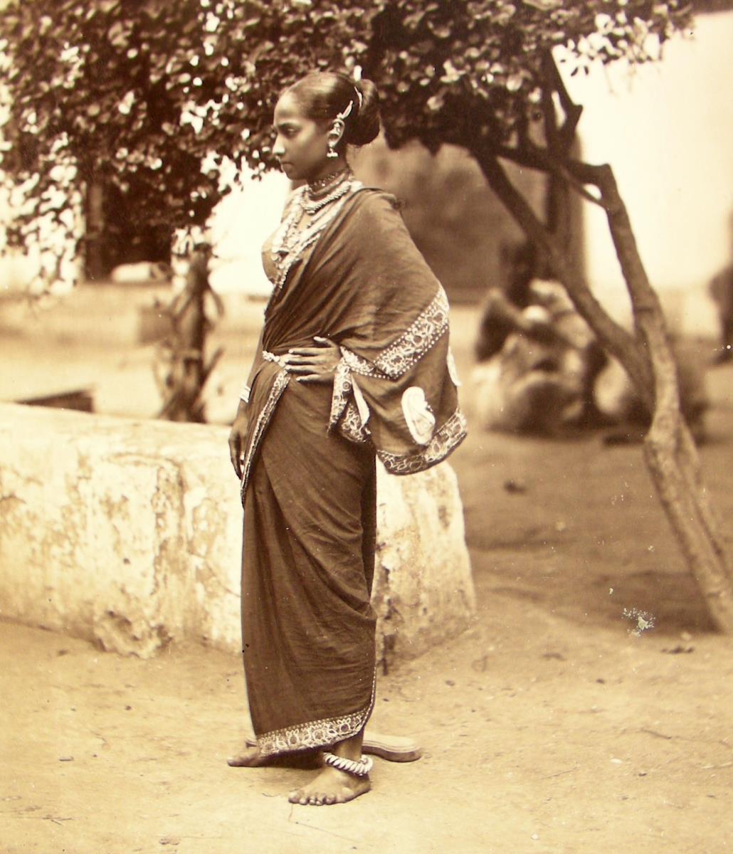 Eine Hindufrau aus der Parbu-Kaste
