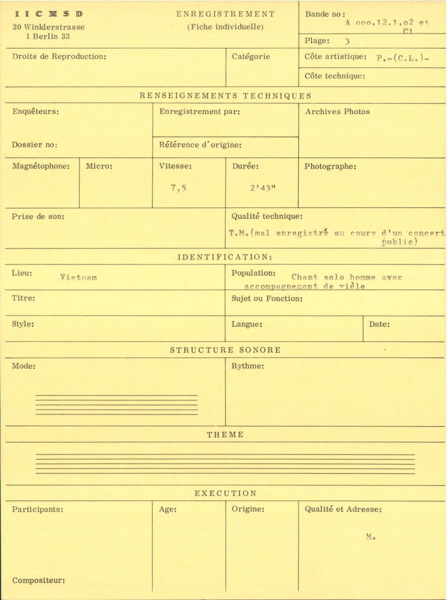 04. Solo de cithare (Vietnam)