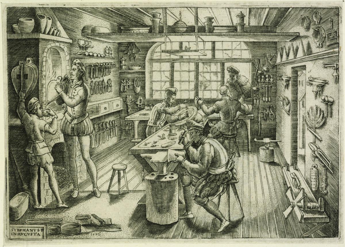 Silberschmiedewerkstatt