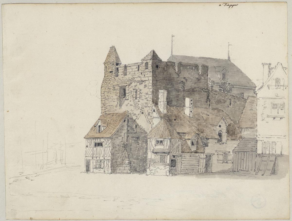 Dieppe. Derselbe Mauerturm von der andern Seite