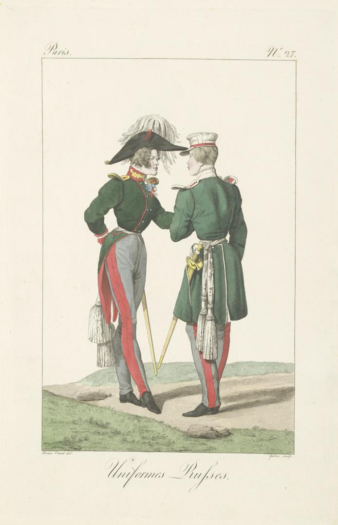 Incroyables et Merveilleuses: Tafel 27: Uniformes Russes