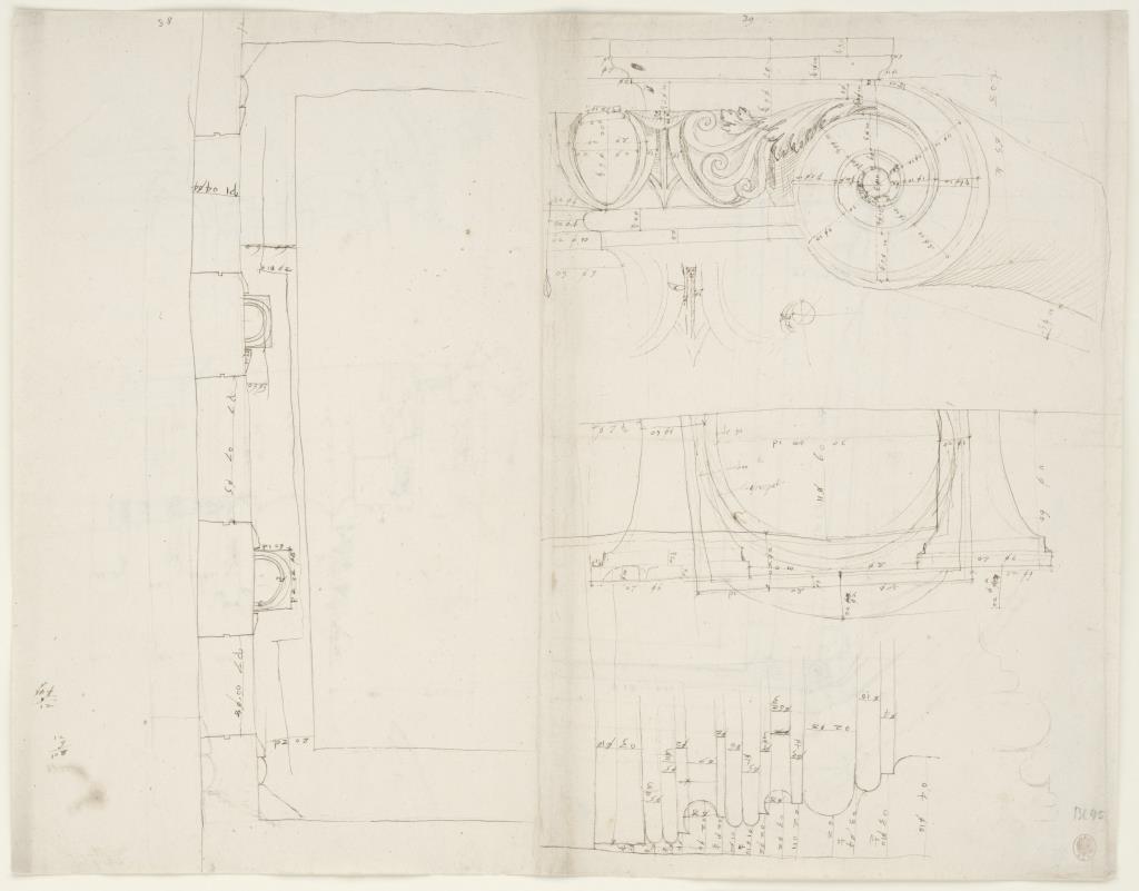Architektonische Details des Vatikans