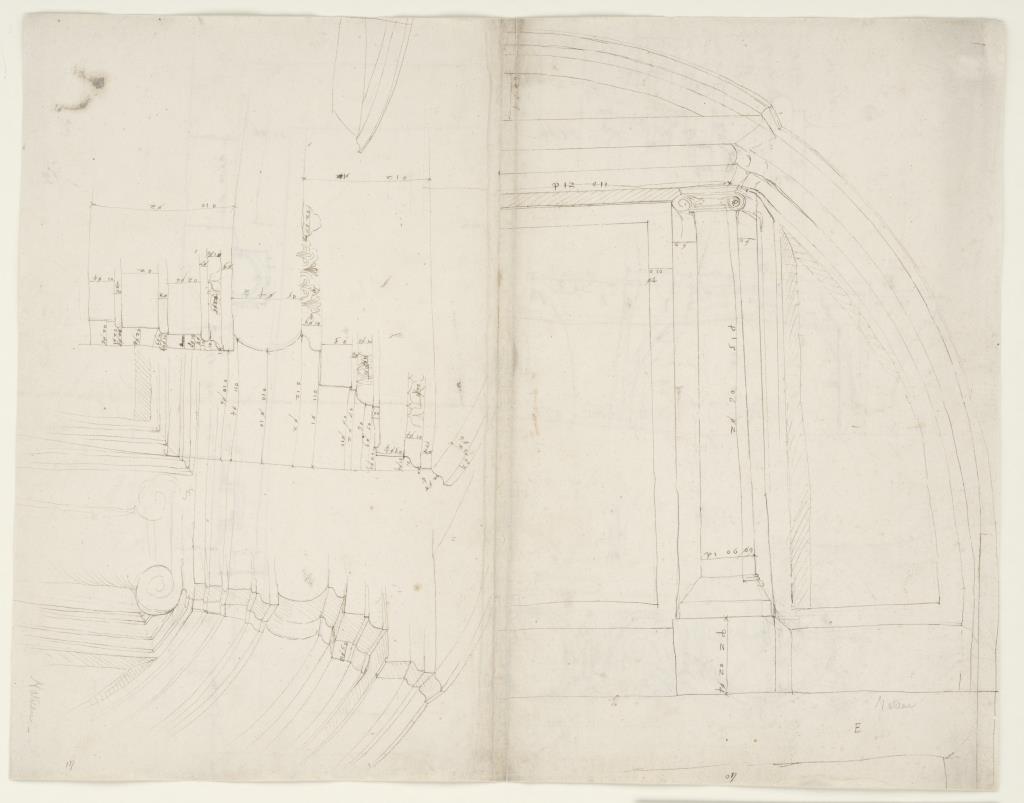 Architektonische Details des Vatikans