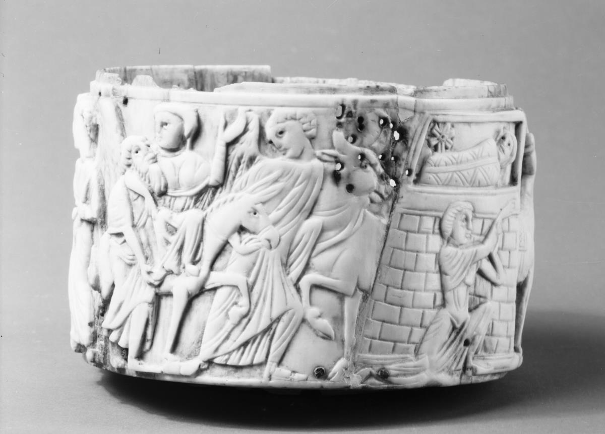 Dose (Pyxis) mit Marienszenen