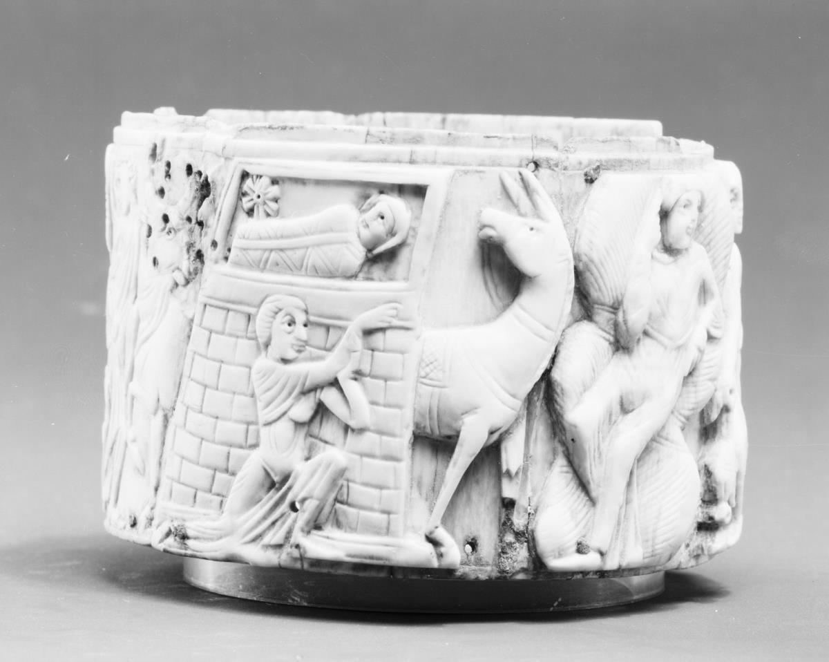 Dose (Pyxis) mit Marienszenen