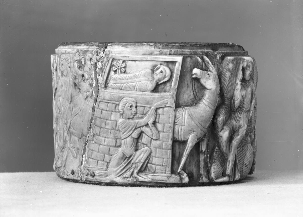 Dose (Pyxis) mit Marienszenen