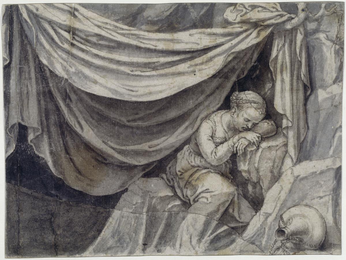 Die trauernde Hagar