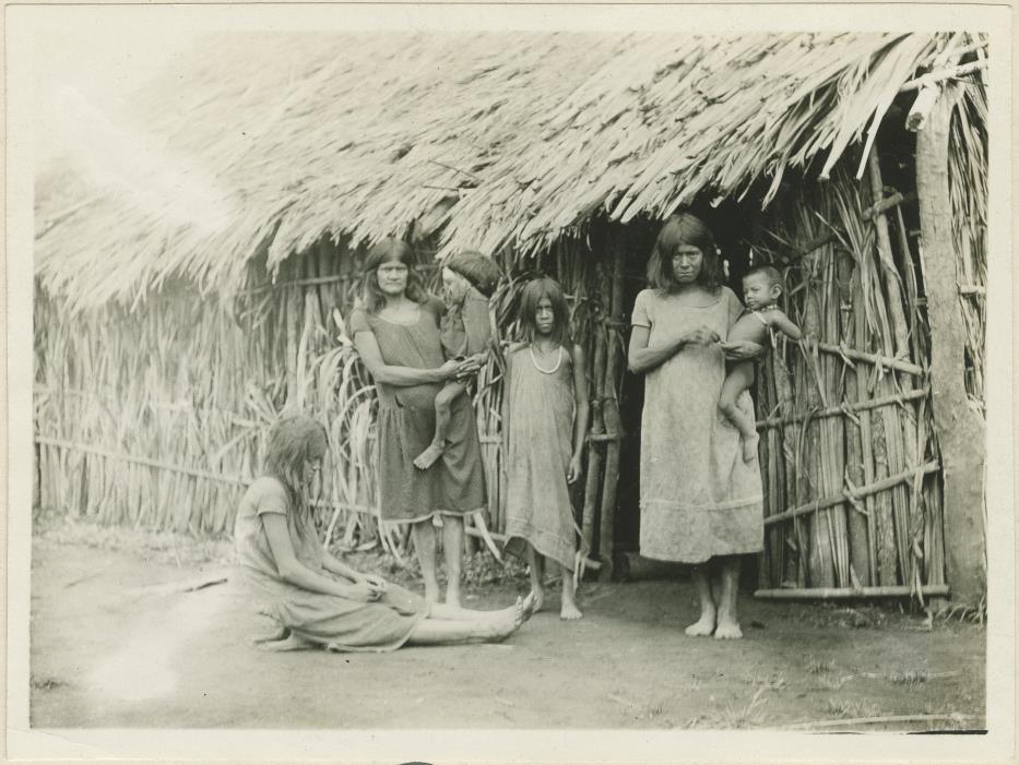 Bakairi-Familie in Simão Lopez