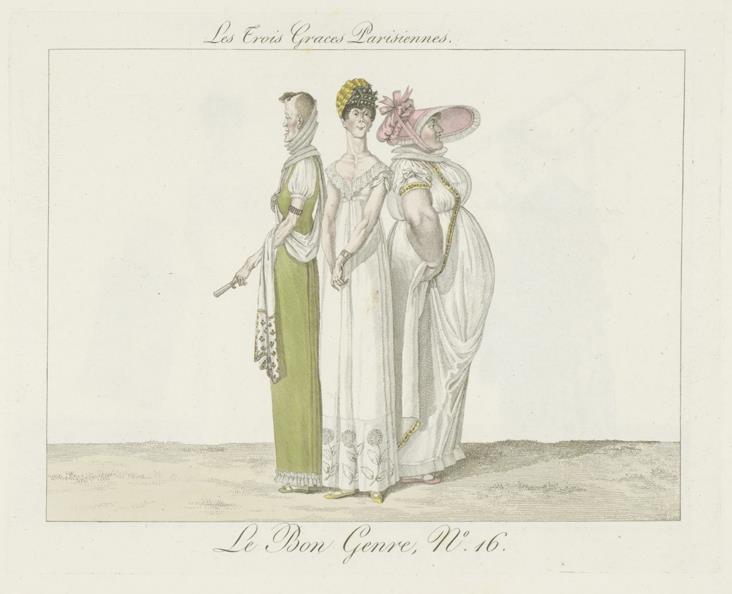 Le bon genre, No. 16: Les trois Graces Parisiennes