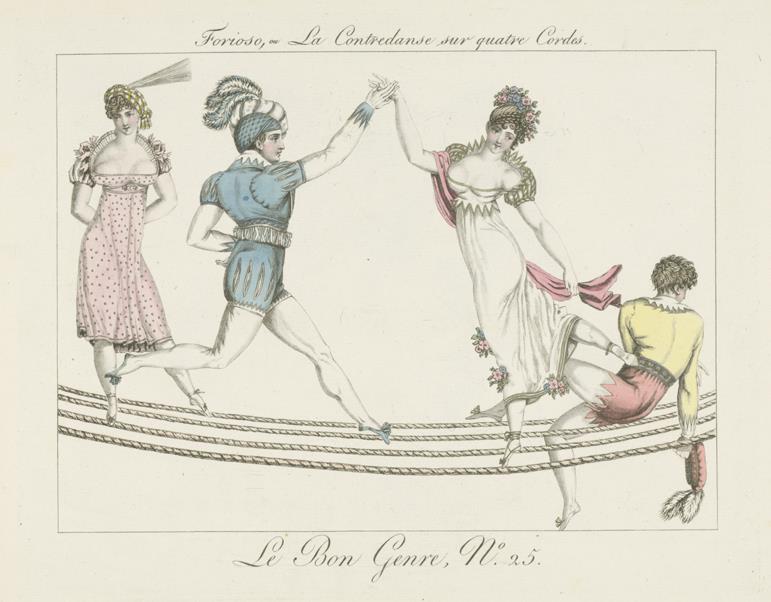 Le bon genre, No. 25: Forioso, ou la contredanse sur quatre cordes