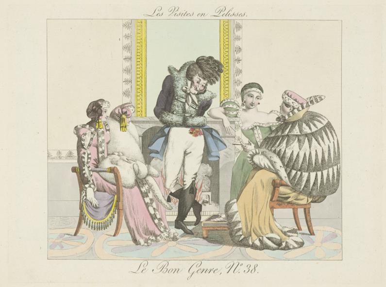 Le bon genre, No. 38: Les visites en pelisses