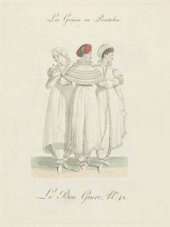 Le bon genre, No. 42: Les Graces en Pantalon