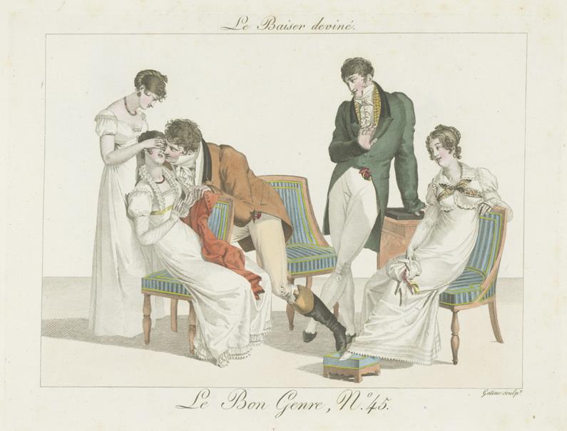 Le bon genre, No. 45: Le Baiser deviné