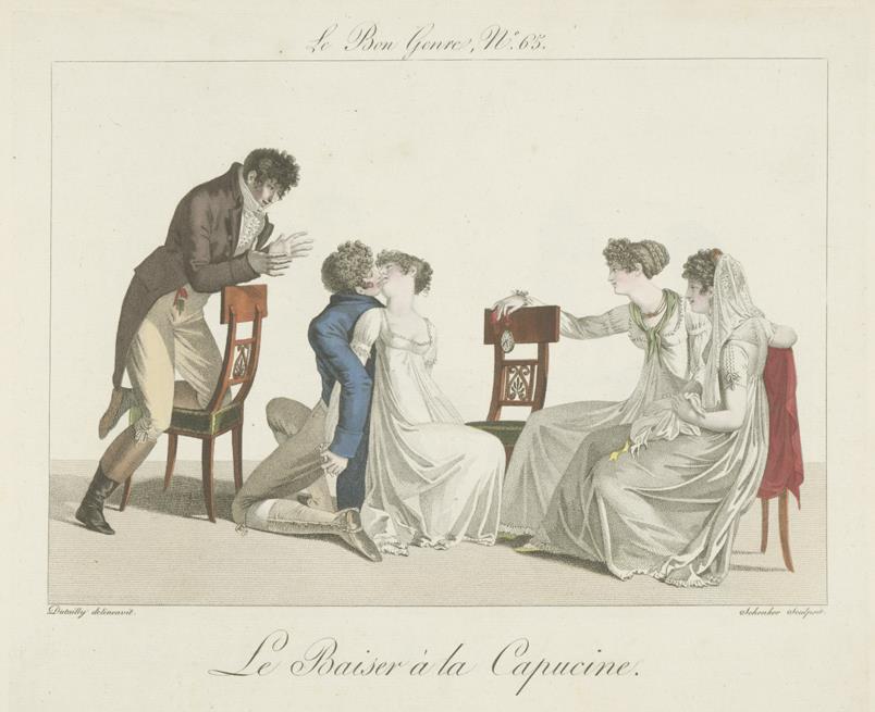Le bon genre, No. 65: Le baiser à la capucine