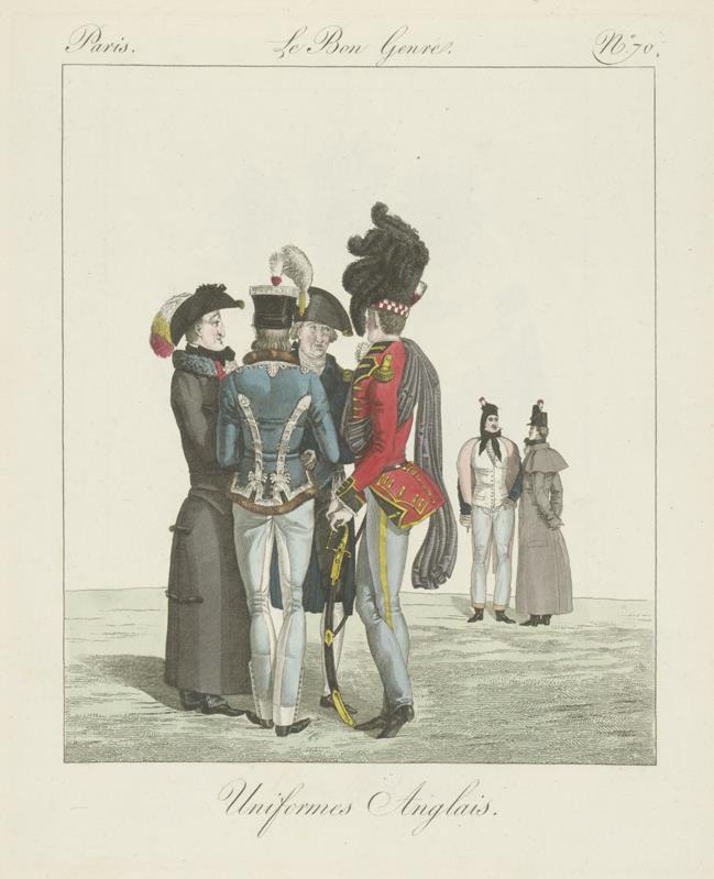 Le bon genre, No. 70: Uniformes anglais