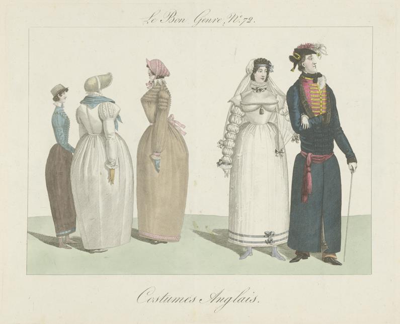 Le bon genre, No. 72: Costumes Anglais