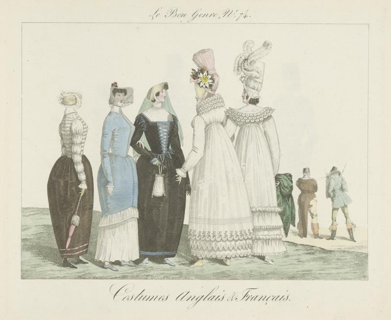 Le bon genre, No. 74: Costumes anglais & français