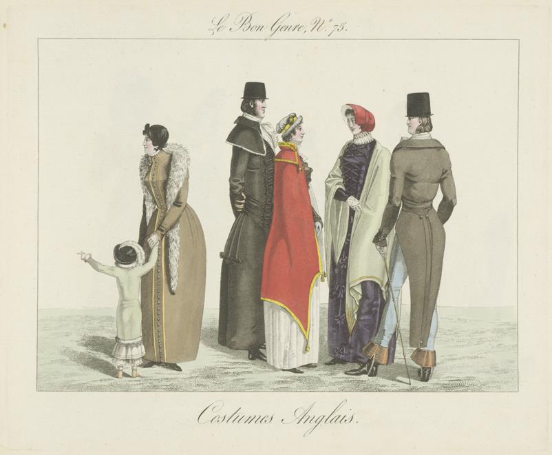 Le bon genre, No. 75: Costumes anglais