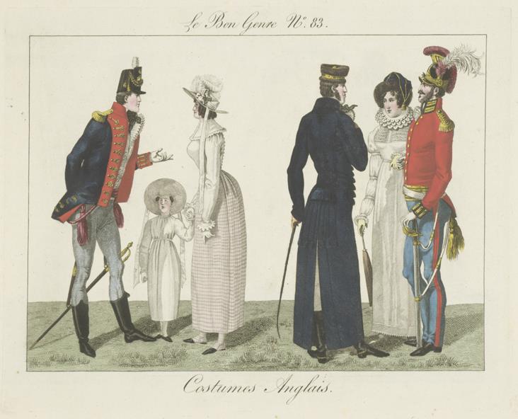 Le bon genre, No. 83: Costumes anglais