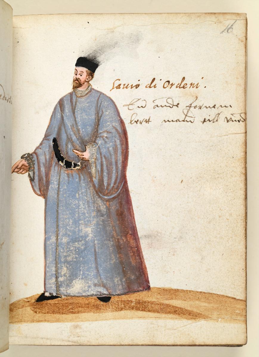 Trachtenbuch: Vestiti italiani: Savio di Ordeni
