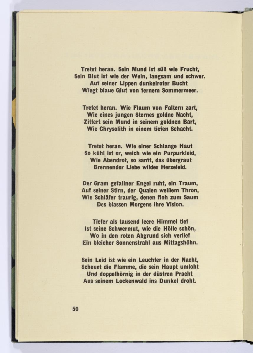 Georg Heym, Umbra Vitae, München 1924, S. 50.