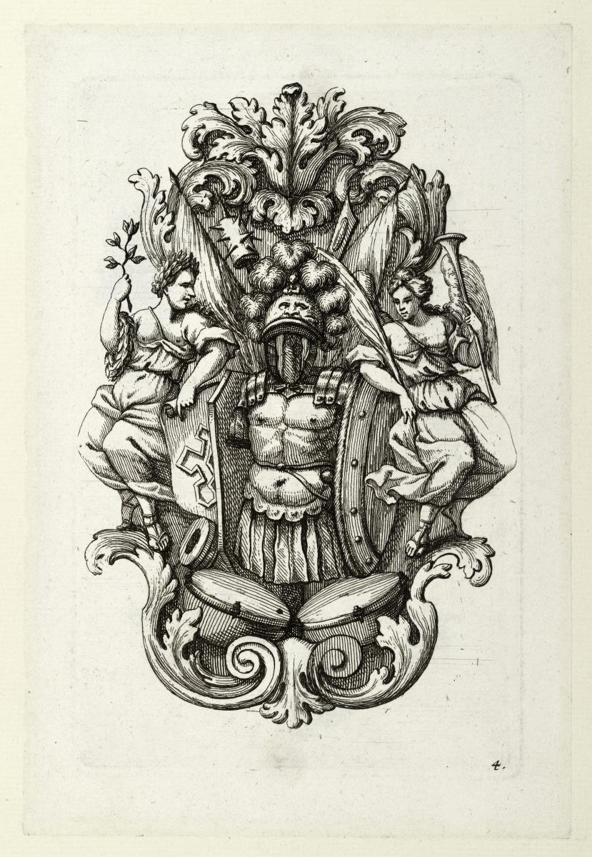 Romanisches Laubwerck ... anietzo zufinden, bey^B4 ... Jeremias Wolff ... in Augspurg ...