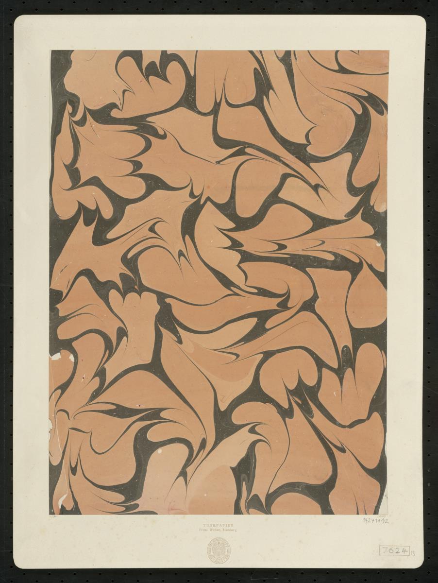 Gezogenes Marmorpapier