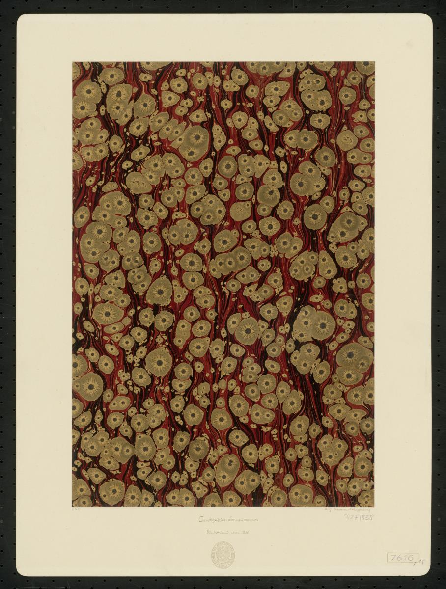 Sonnenmarmorpapier