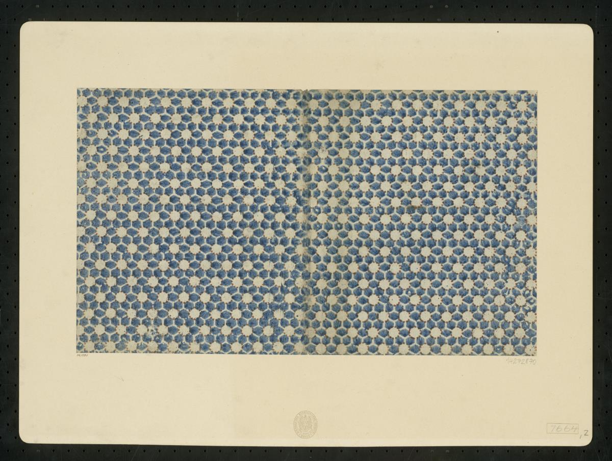Modeldruckpapier aus Amsterdam (Wabenmuster)