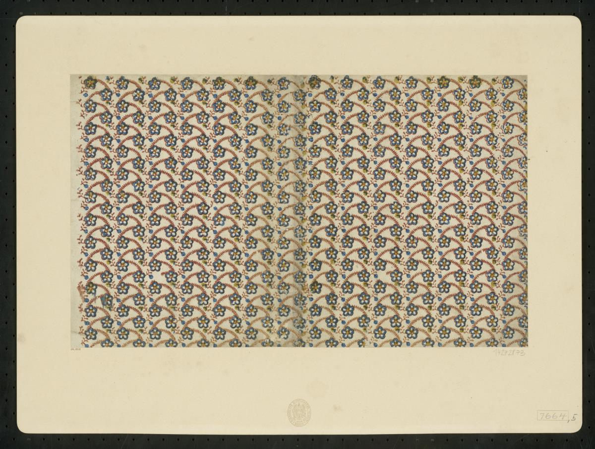 Modeldruckpapier aus Amsterdam (florales Flächenmuster)