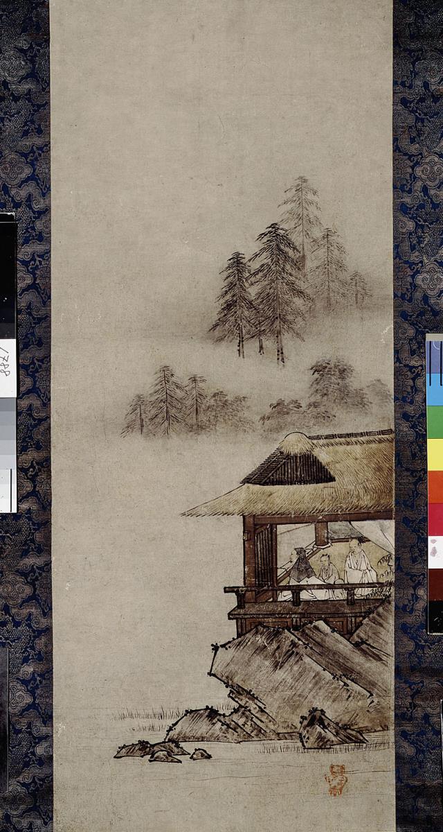 Pavillon in Landschaft