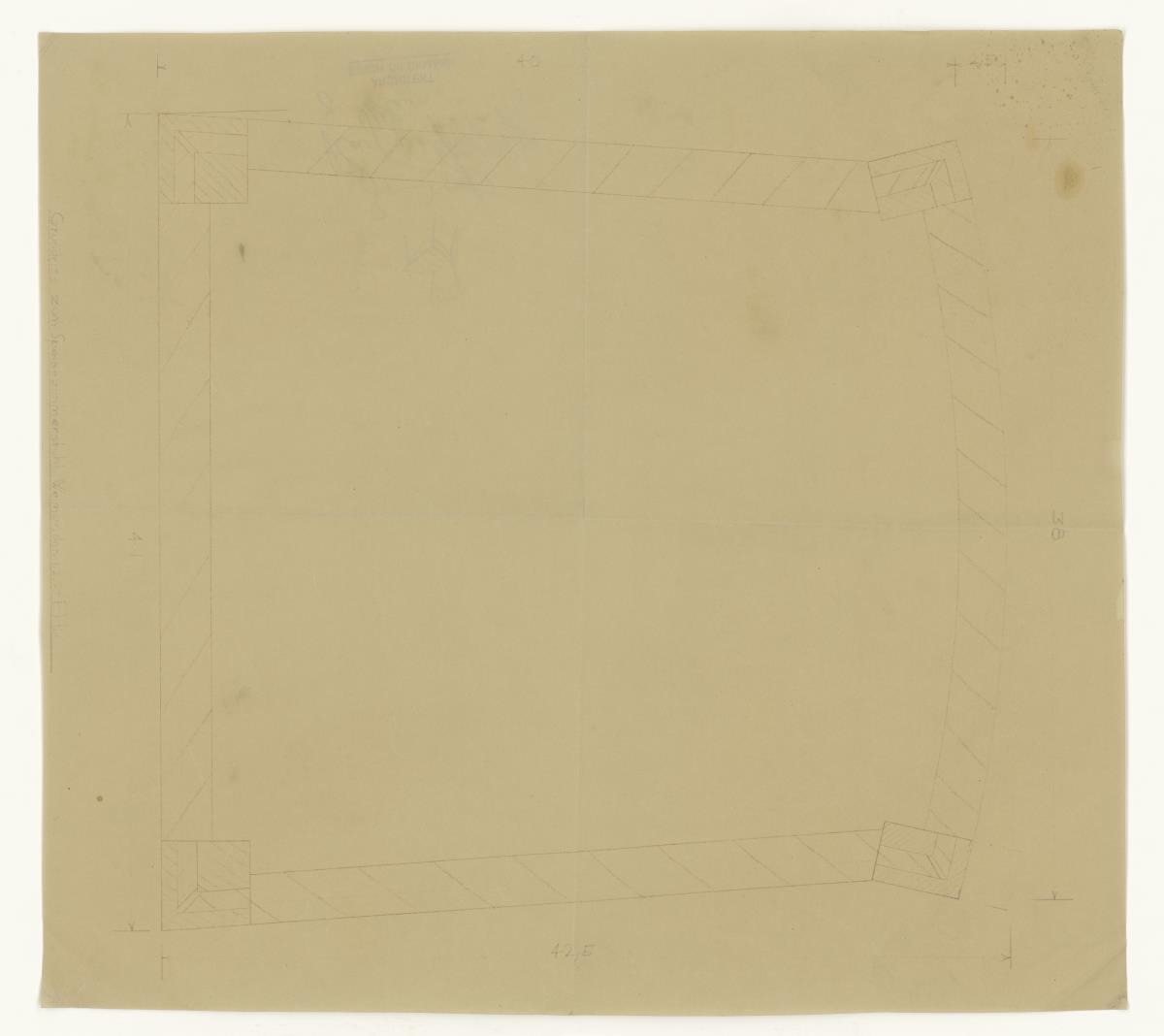 Speisezimmerstuhl, Grundriss (Möbelentwürfe, Sitzmöbel)