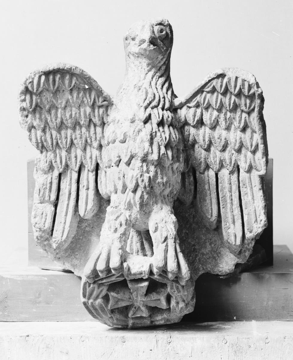 Adler mit Lorbeerkranz