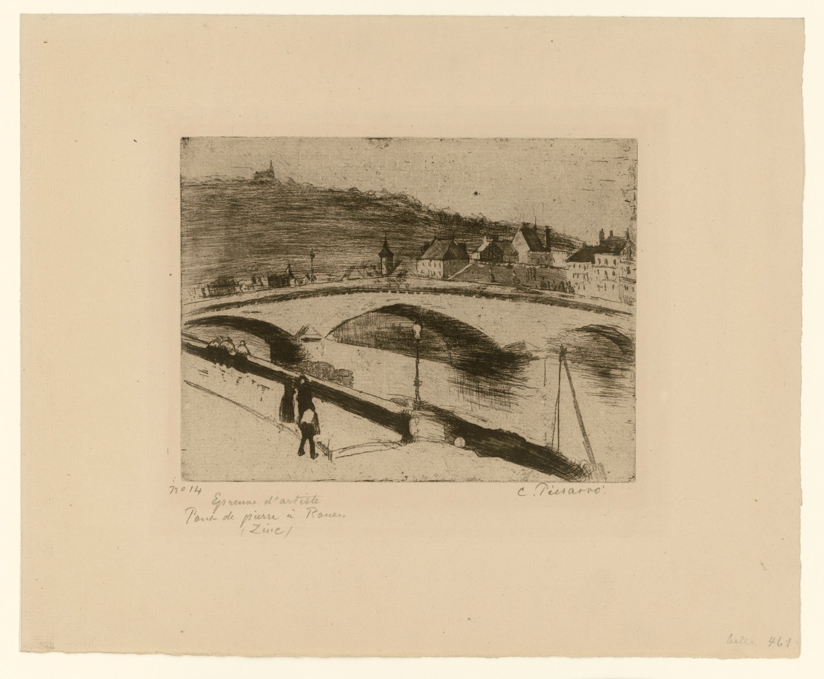 Die Steinerne Brücke in Rouen