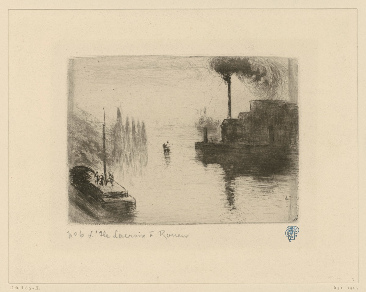L'Ile Lacroix, à Rouen