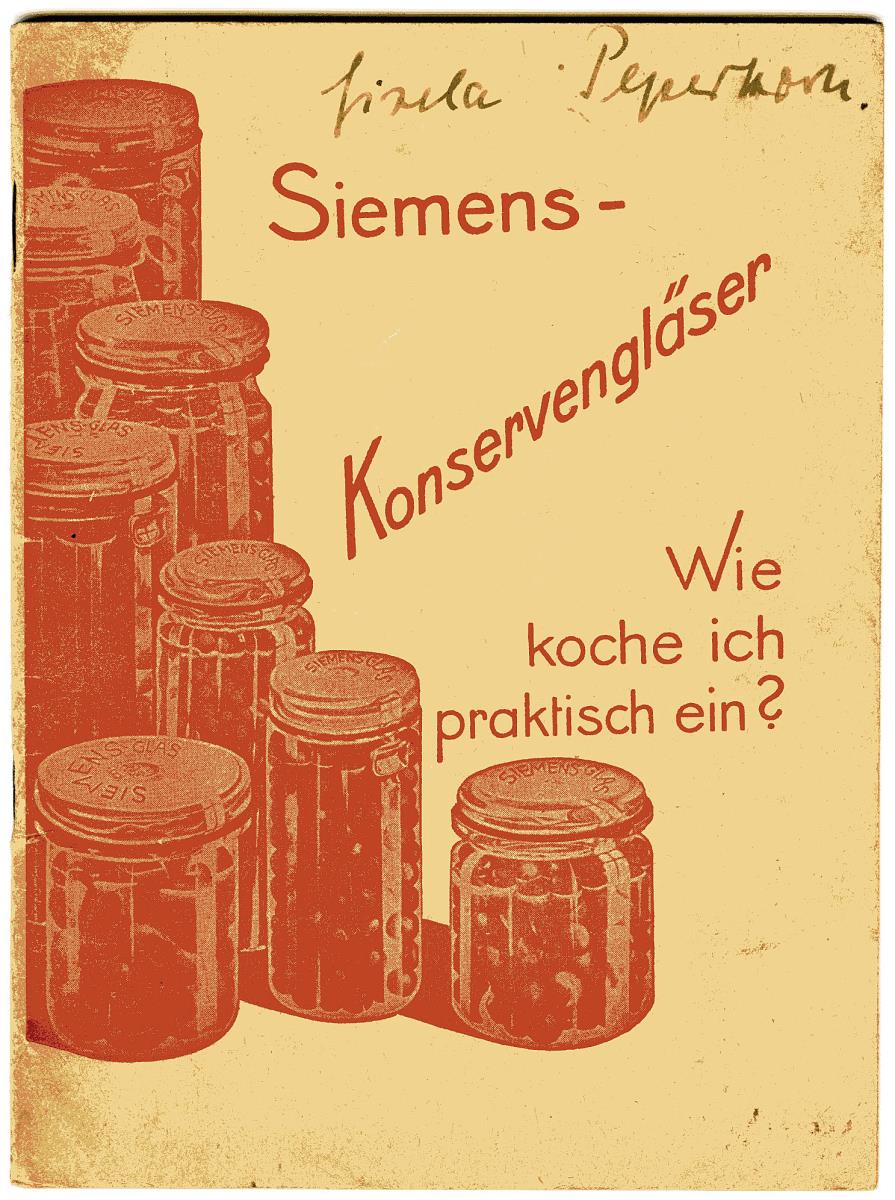 Siemens Konservengläser. Wie koche ich praktisch ein?