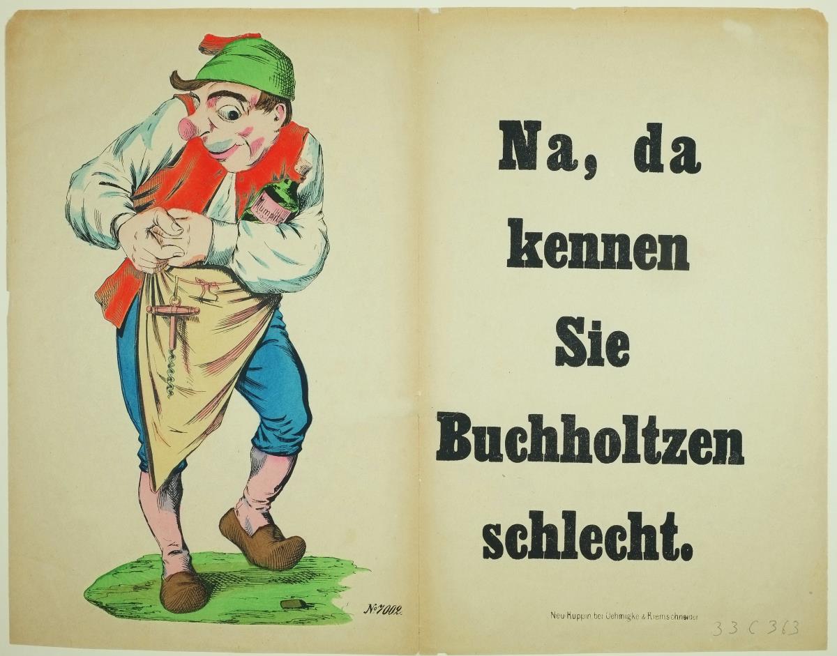 Na, da kennen Sie Buchholtzen schlecht.