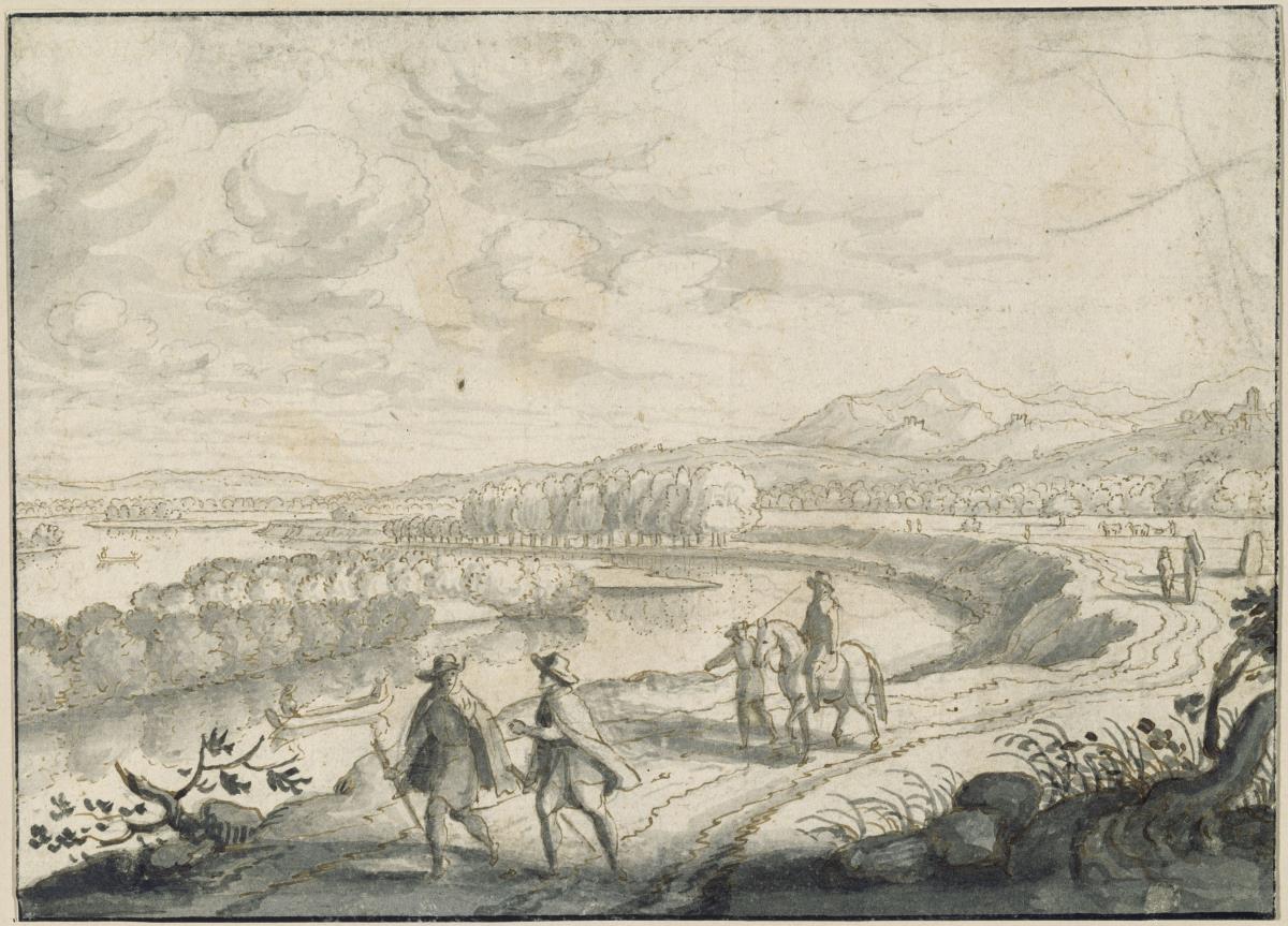 Rheinlandschaft unterhalb von Basel