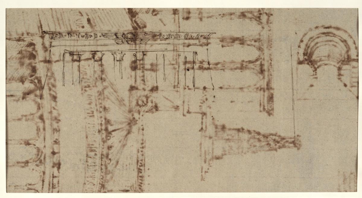 Fassade eines ägyptischen Tempels