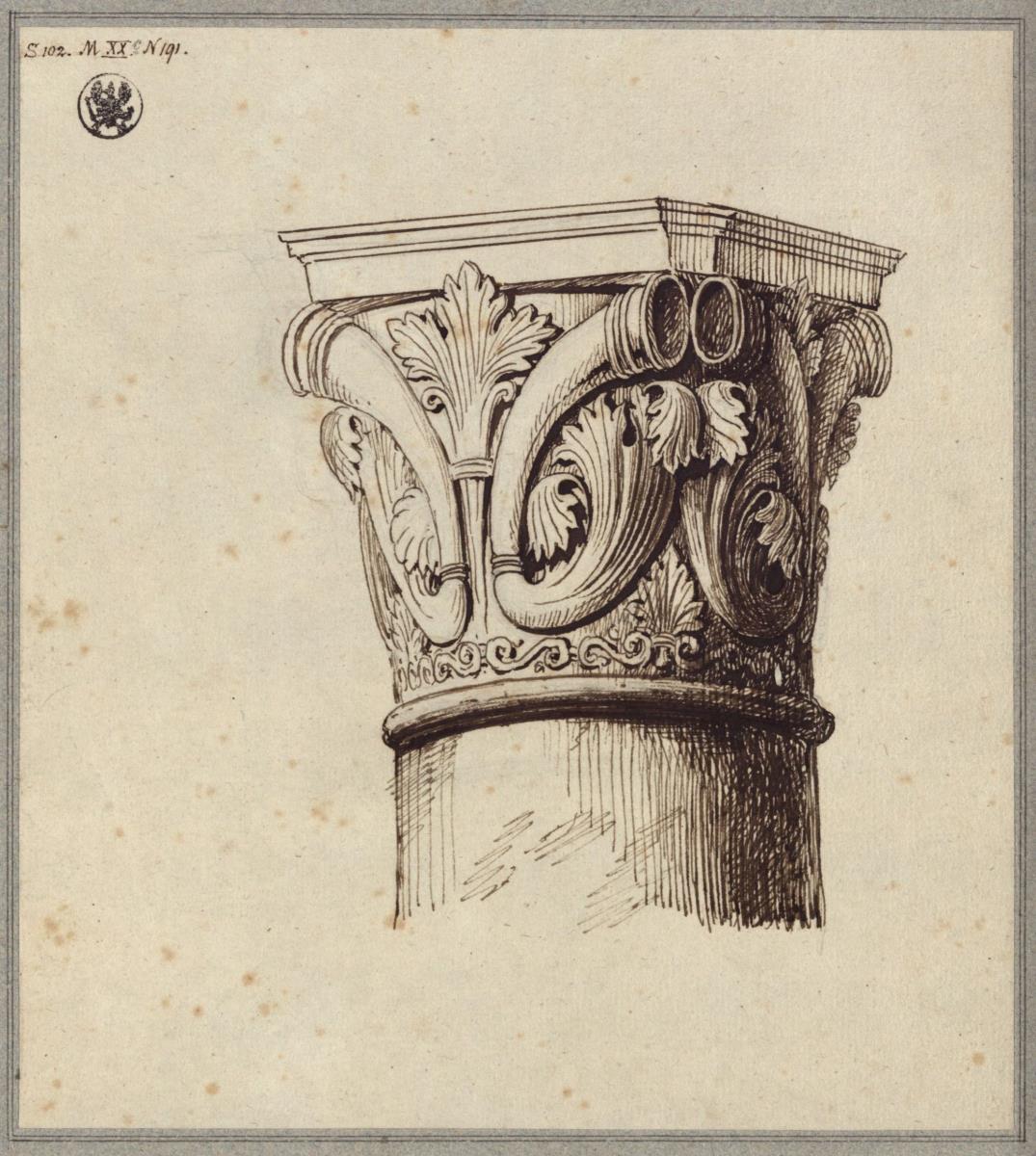 Kapitell auf einer Säule